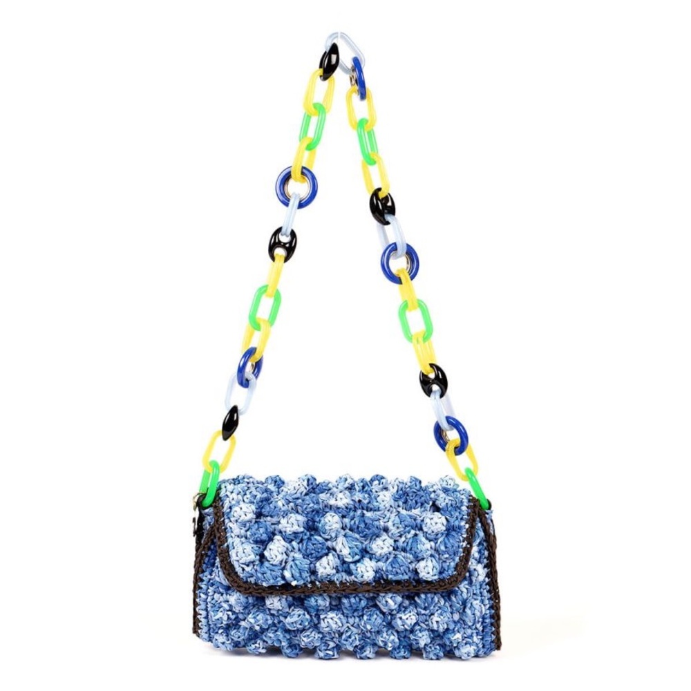 M by Missoni raffia bag